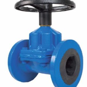 UNI-FLO STRAIGHT THROUGH RUBBER LINED DIAPHRAGM VALVE FIG DV